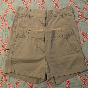 J Crew Khaki 3” Inseam Classic Chino Shorts SZ00